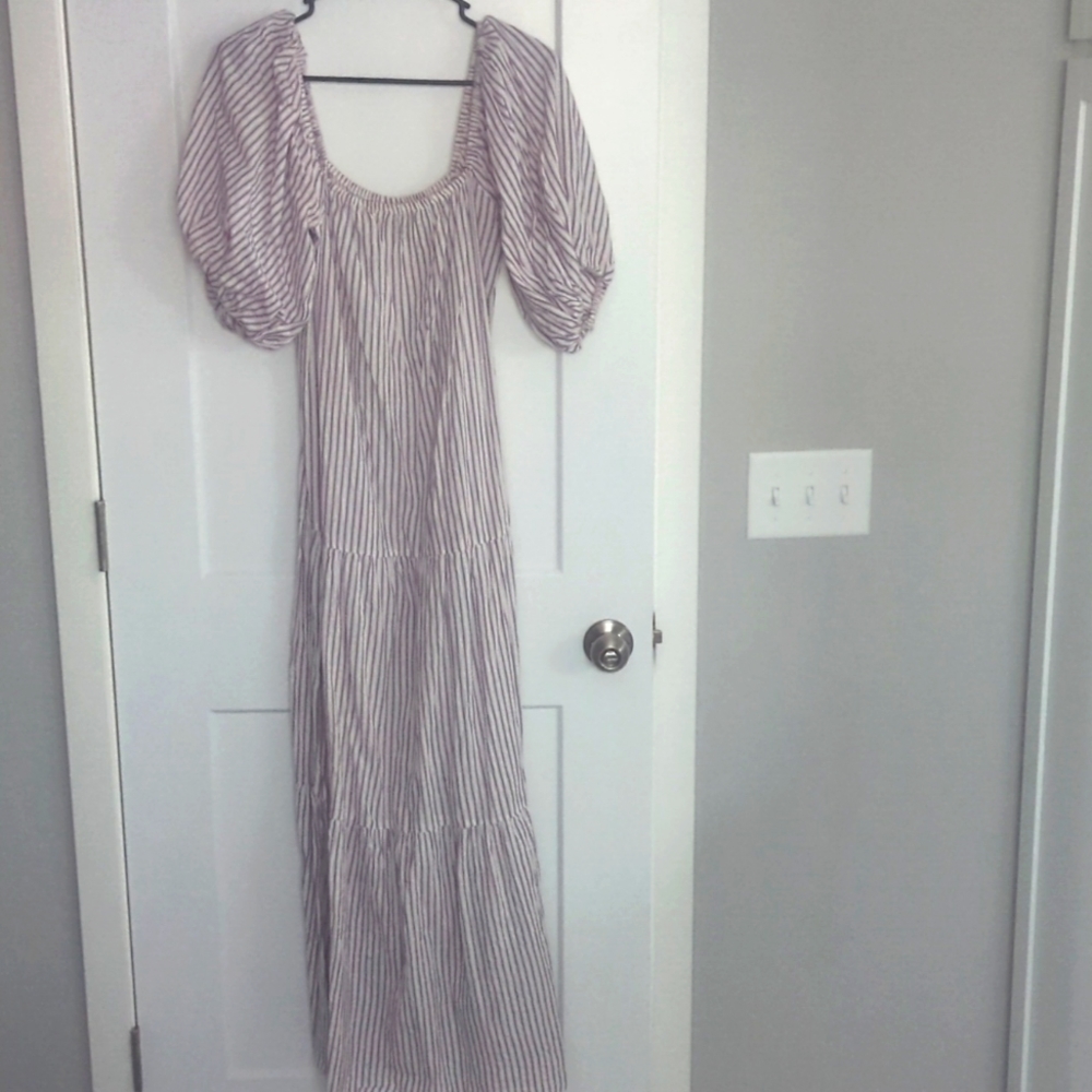 ASOS striped maxi dress size 4